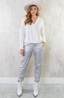 Low Back Lace Blouse Ecru -Kleding Promotie Winkel Low Back Lace Blouse Ecru 1 586x900 1