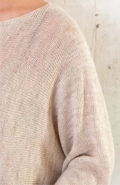 Lurex Boothals Top Beige -Kleding Promotie Winkel Lurex Boothals Top Beige 586x900 1