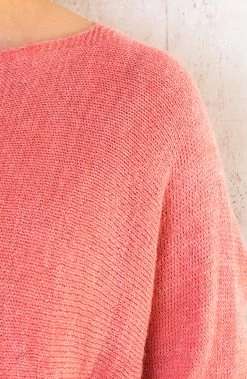 Lurex Boothals Top Koraal -Kleding Promotie Winkel Lurex Boothals Top Koraal 586x900 1