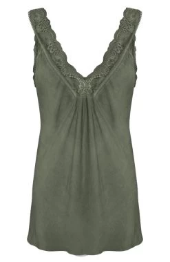 Luxury Kanten Top Army -Kleding Promotie Winkel Luxury Kanten Top Army 586x900 1