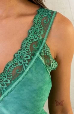 Luxury Kanten Top Bright Green -Kleding Promotie Winkel Luxury Kanten Top Bright Green 1 586x900 1