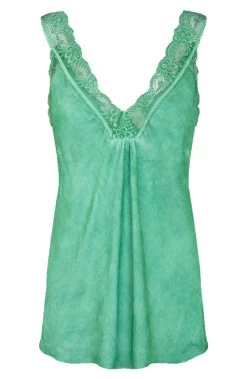 Luxury Kanten Top Bright Green -Kleding Promotie Winkel Luxury Kanten Top Bright Green 586x900 1