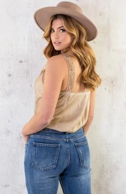 Luxury Kanten Top Brons -Kleding Promotie Winkel Luxury Kanten Top Brons 3 586x900 1