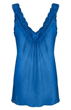 Musthave Deal Luxury Kanten Tops -Kleding Promotie Winkel Luxury Kanten Top Kobalt 586x900 1