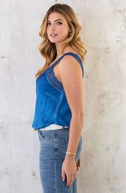 Luxury Kanten Top Kobalt -Kleding Promotie Winkel Luxury Kanten Top Kobalt 8 586x900 1