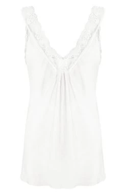 Luxury Kanten Top Ecru -Kleding Promotie Winkel Luxury Kanten Top ecru 586x900 2