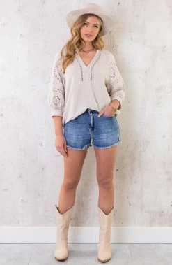 Marant Embroidery Blouse Beige -Kleding Promotie Winkel Marant Embroidery Blouse Beige 1 586x900 1