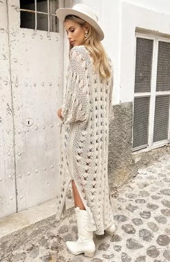 Maxi Gehaakte Vest Beige -Kleding Promotie Winkel Maxi Gehaakte Vest Beige 18 586x900 1