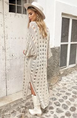 Maxi Gehaakte Vest Beige -Kleding Promotie Winkel Maxi Gehaakte Vest Beige 2 586x900 1