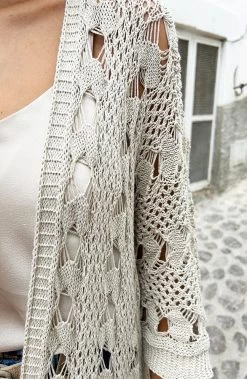 Maxi Gehaakte Vest Beige -Kleding Promotie Winkel Maxi Gehaakte Vest Beige 586x900 1