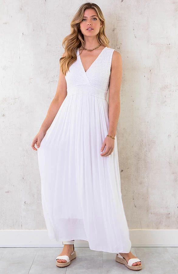 Plateau Sandalen Dames Wit 7 Plateau Sandalen Dames Wit - Afbeelding 5