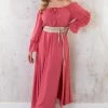 Maxi Off Shoulder Ruffle Jurk Dust Roze 1 Maxi Off Shoulder Ruffle Jurk Dust Roze -Kleding Promotie Winkel Maxi Off Shoulder Ruffle Jurk Dust Roze 1 1 586x900 1