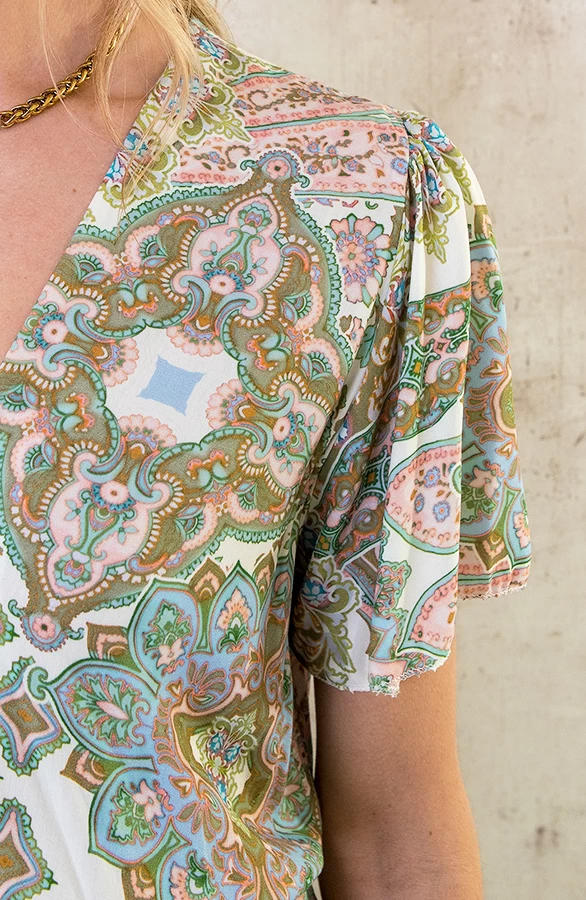 Maxi Print Jurk Army 9 Maxi Print Jurk Army - Afbeelding 7