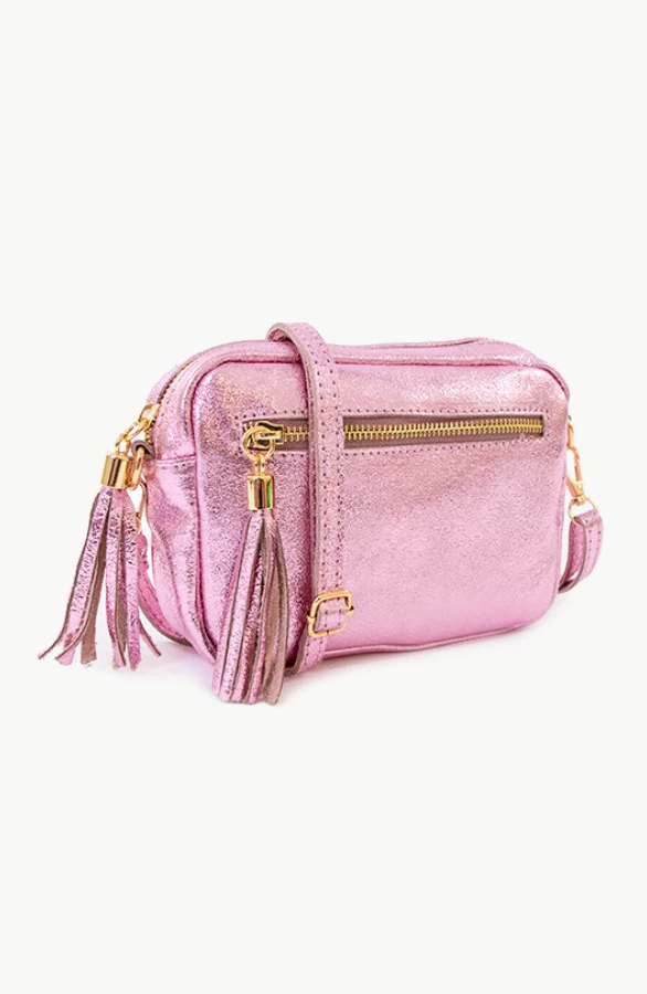 Metallic Tas Leer Pink 3 Metallic Tas Leer Pink