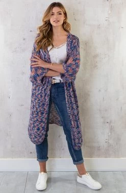 Midi Gehaakt Vest Jeansblauw -Kleding Promotie Winkel Midi Gehaakt Vest Jeansblauw 3 586x900 2