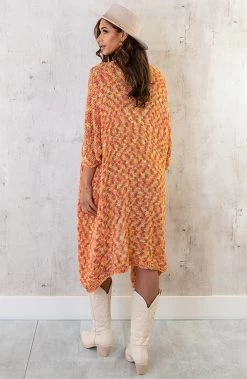 Midi Gehaakt Vest Oranje -Kleding Promotie Winkel Midi Gehaakt Vest Oranje 1 586x900 1