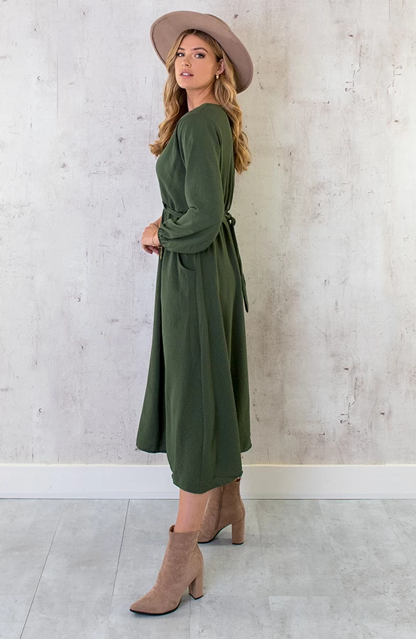 Midi Pocket Dress Army 11 Midi Pocket Dress Army - Afbeelding 9