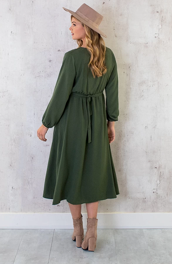 Midi Pocket Dress Army 12 Midi Pocket Dress Army - Afbeelding 10