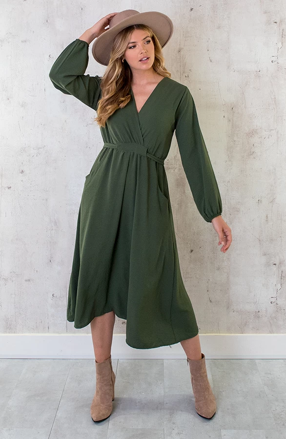 Midi Pocket Dress Army 8 Midi Pocket Dress Army - Afbeelding 6