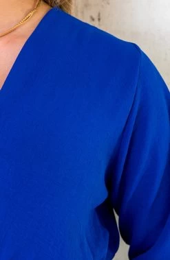 Midi Pocket Dress Kobalt -Kleding Promotie Winkel Midi Pocket Dress Kobalt 1 586x900 1