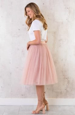 More Amour Metallic Top Rose -Kleding Promotie Winkel More Amour Metallic Top Rose 5 586x900 1