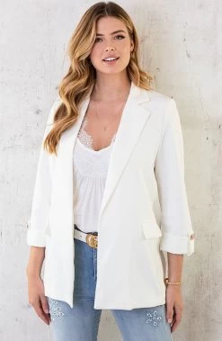 Most Needed Blazer Ecru