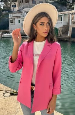 Most Needed Blazer Fuchsia -Kleding Promotie Winkel Most Needed Blazer Fuchsia 1 586x900 1