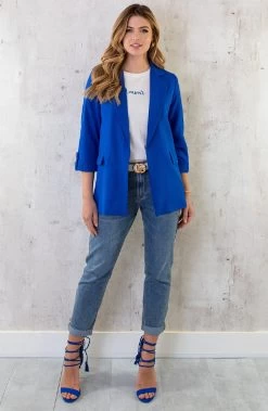 Most Needed Blazer Kobalt -Kleding Promotie Winkel Most Needed Blazer Kobalt 2 586x900 1