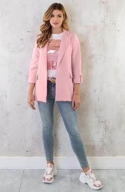 Most Needed Blazer Lichtroze -Kleding Promotie Winkel Most Needed Blazer Lichtroze 5 1 586x900 1