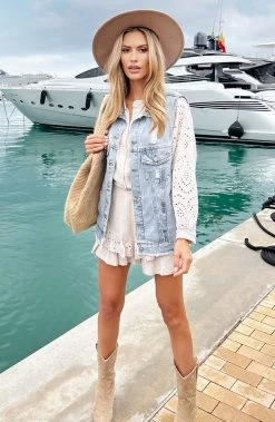 Mousseline Embroidery Co-ord Beige -Kleding Promotie Winkel Mousseline Embroidery Co ord Beige 5 586x900 1