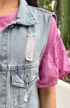 Mousseline Embroidery Oversized Jurk Roze -Kleding Promotie Winkel Mousseline Embroidery Oversized Jurk Roze 1 586x900 1