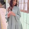 Mousseline Oversized Tuniek Mint -Kleding Promotie Winkel Mousseline Oversized Tuniek Mint 3 586x900 1