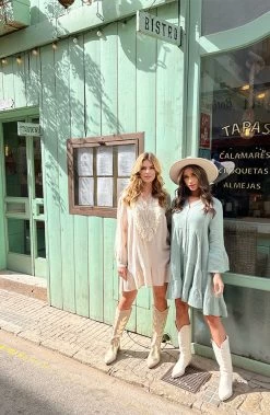 Mousseline Oversized Tuniek Mint -Kleding Promotie Winkel Mousseline Oversized Tuniek Mint 6 586x900 1