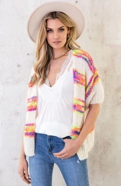 Multicolor Vest Met Korte Mouw -Kleding Promotie Winkel Multicolor Vest Met Korte Mouw 4 586x900 1