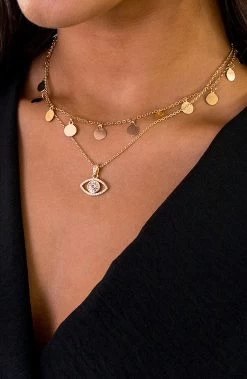 All Eyes On You Ketting Goud