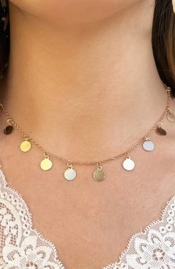 Muntjes Ketting Koper Goud