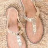 Muntjes Sandalen Goud -Kleding Promotie Winkel Muntjes Sandalen Goud 343 586x900 1