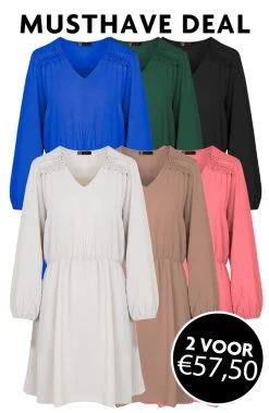 Musthave Deal Boho V-Hals Jurk