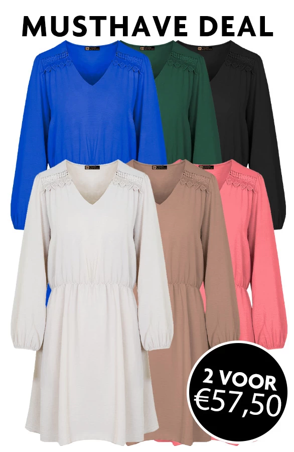 Musthave Deal Boho V-Hals Jurk 3 Musthave Deal Boho V-Hals Jurk