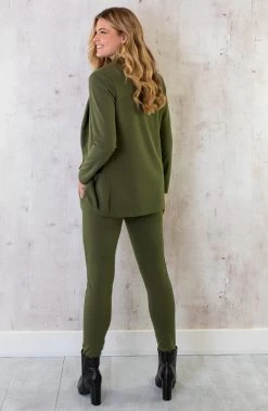 Basic Blazer Army 20 Basic Blazer Army -Kleding Promotie Winkel Musthave Deal Dames Pak Army 1 1 586x900 1