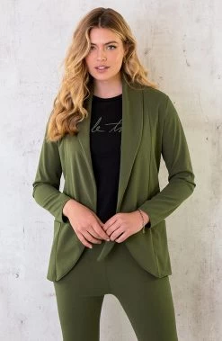 Musthave Deal Basic Blazers -Kleding Promotie Winkel Musthave Deal Dames Pak Army 9 586x900 2