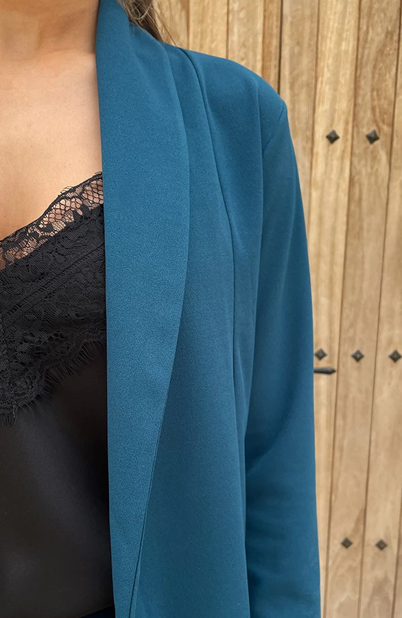 Basic Blazer Petrol 10 Basic Blazer Petrol - Afbeelding 8