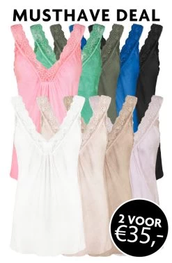 Musthave Deal Luxury Kanten Tops