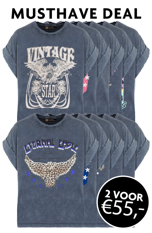Musthave Deal Stonewash T-shirts 3 Musthave Deal Stonewash T-shirts