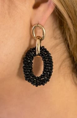 Oval Luxury Oorbellen Zwart -Kleding Promotie Winkel Oval Luxury Oorbellen Zwart 586x900 2