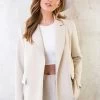 Oversized Blazer Dames Beige -Kleding Promotie Winkel Oversized Dames Pak Beige 5 1 586x900 2