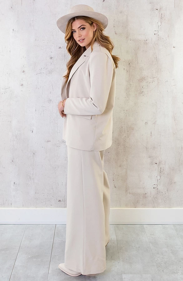 Palazzo Pants Dames Beige 8 Palazzo Pants Dames Beige - Afbeelding 6