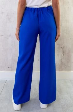 Palazzo Pants Dames Kobalt -Kleding Promotie Winkel Oversized Dames Pak Kobalt 1 586x900 2