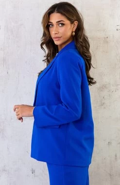 Oversized Dames Pak Kobalt -Kleding Promotie Winkel Oversized Dames Pak Kobalt 7 586x900 1