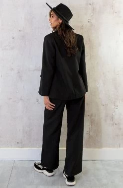 Oversized Blazer Dames Zwart -Kleding Promotie Winkel Oversized Dames Pak Zwart 10 586x900 3
